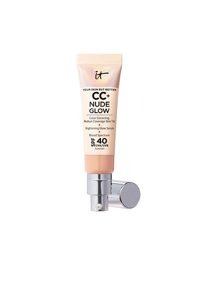 it cosmetics CC+ NUDE GLOW – Please Light Cut Foundation and Glow Serum 40 SPF Neutral Medium