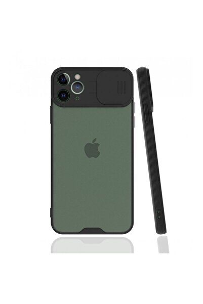 Fibaks Apple Iphone 11 Pro Uyumlu Kılıf Kamera Korumalı Ultra Ince Buzlu Mat Renkli Parfe Silikon Kapak