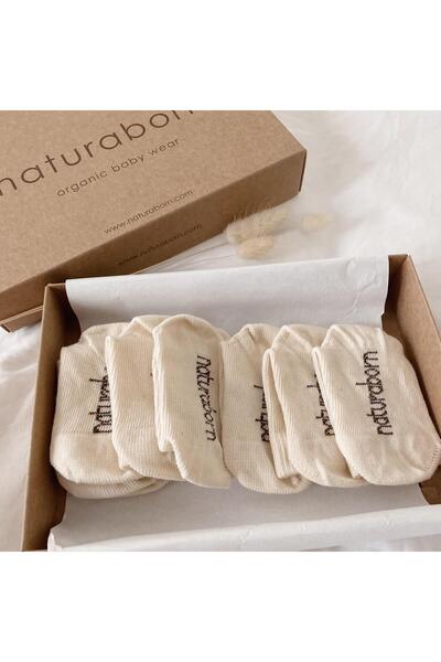 Naturaborn Gots Organik Sertifikalı Bebek Çorabı (4 ÇİFT)