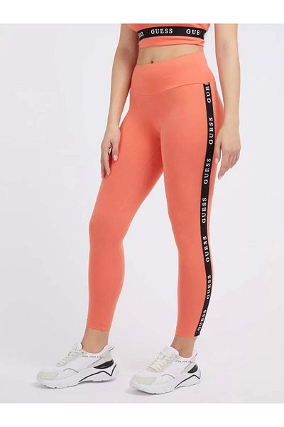 Guess Alıne Leggings 4/4 E Γυναικείο πορτοκαλί κολάν V2yb14kabr0-a30q