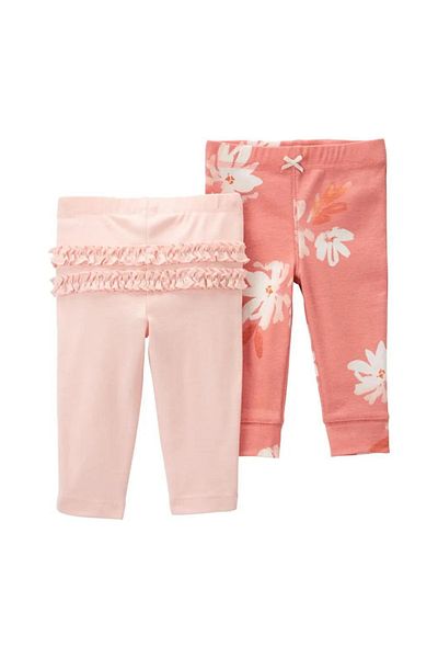 Carter's Layette Baby Girl 2-Piece Pants Set
