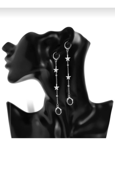 TakıConcept Yıldız Detaylı Kıkırdak Küpe