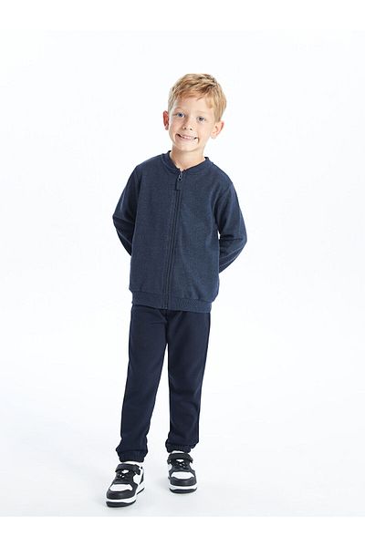 LC Waikiki Lcw Basic Boys' Zippered Sweatshirt