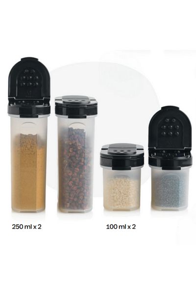 Tupperware Spice Bowl Set of 4 (2X100Ml 2X250Ml)