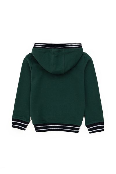U.S. Polo Assn. Boys' Dark Green Hooded Sweatshirt 50290759 -Vr079