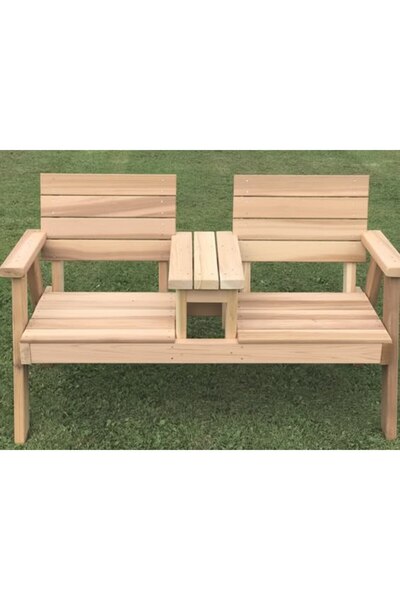 HİKİOE ERT  MODEL İKİLİ BAHÇE BALKON BANKI