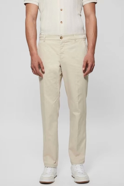 Guess Myron Dressy Pants Men's Cream Trousers M4Yb01Wg9Y0-F1St