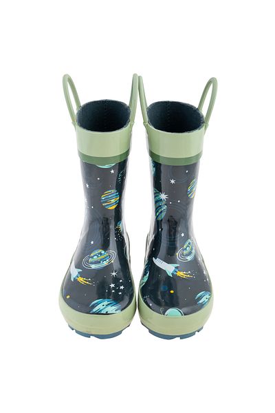 Stephen Joseph Space Blue Boy's Rain Boots