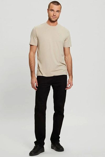 Guess Hedley Ss T-Shirt Men's Beige T-Shirt Z2Yi12Jr06K-G1Ca