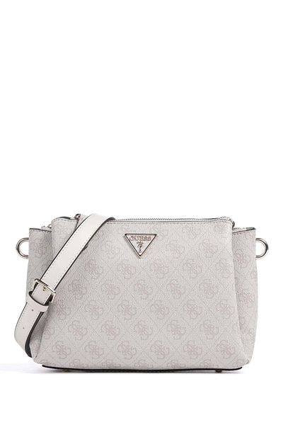 Guess Noelle Tri Compartment Xbody Damen Creme Cross Bag Hwbd7879120-dvl