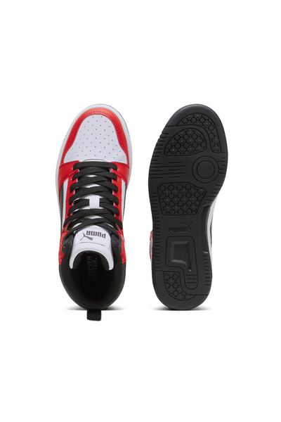 Puma Rebound V6 Mid Jr Genç Günlük Ayakkabı 39383103 Kırmızı