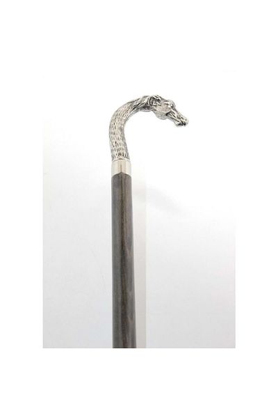 Skygo Chrome Horse Bust Walking Stick