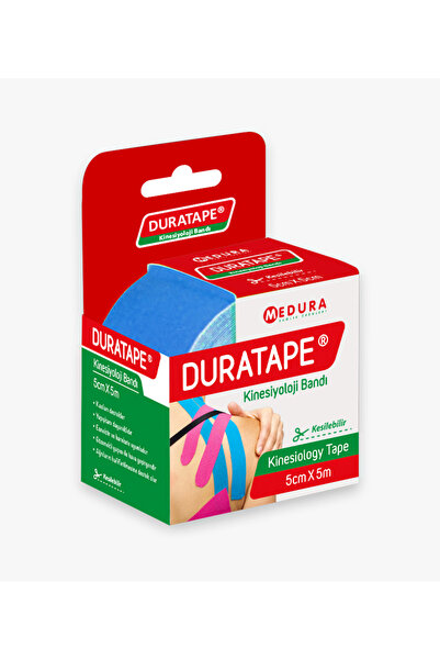 Genel Markalar Duratape Kinesiyoloji Bandı 5cm X 5cm - Mavi