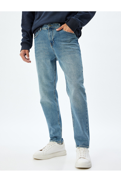 Koton Közepes indigó férfi farmernadrág 5WAM40129ID