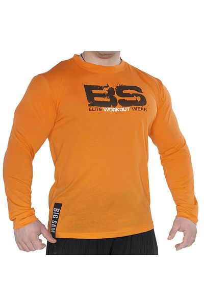 Big Sam Orange Slim Fit Body Sweatshirt Big Sam 4603