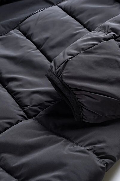 Guess New Aleta Long Puffe Women's Black Coat V4Yl05Wf3X0-Jblk