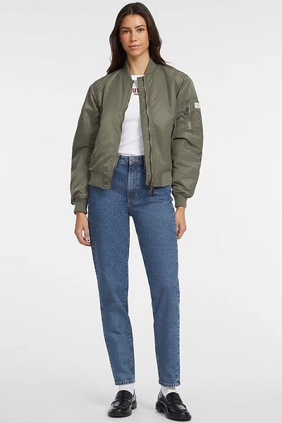 Guess Jeans Gj Bomber Jkt Jachetă kaki pentru femei W4yl01wg932-g8ev