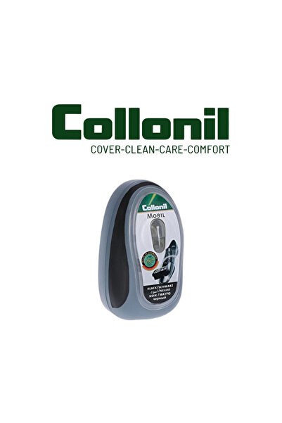 Collonil إسفنجة موبيل مع سائل أسود – لمعان وتغذية فورية