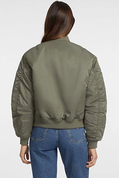 Guess Jeans GJ BOMBER JKT Kadın Haki Ceket W4YL01WG932-G8EV