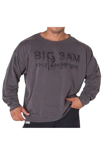 Big Sam Anthracite Seasonal Sweatshirt Relaxed Fit 4519