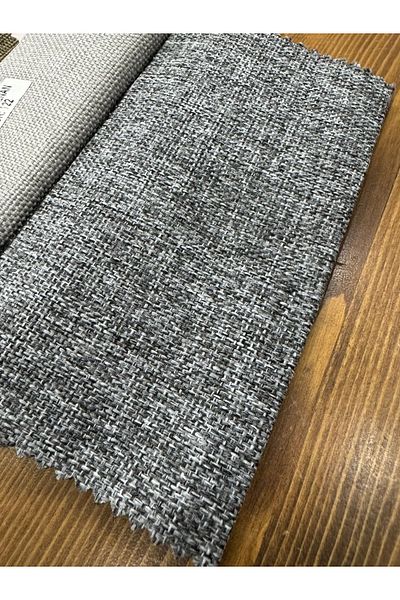 Bakırcı Kumaş Light Gray Linen Upholstery Fabric