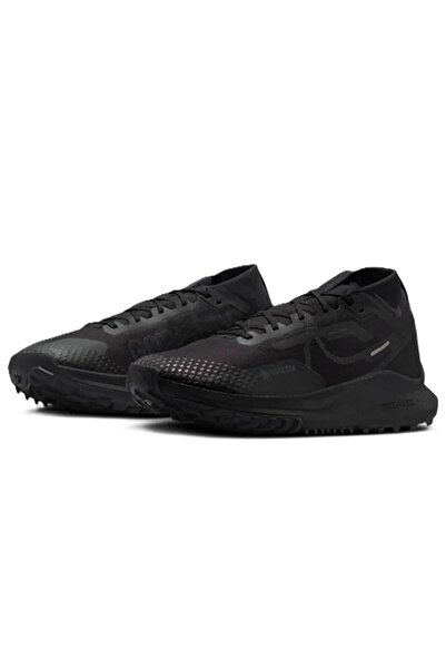 Nike React Pegasus Trail 4 GoreTex V2 Su Geçirmez Reflektörlü Yürüyüş Koşu Ayakkabısı Siyah