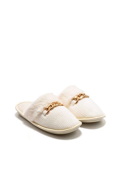 Twigy Γυναικείες παντόφλες σπιτιών Nora - Valentine, Cream, 36/41