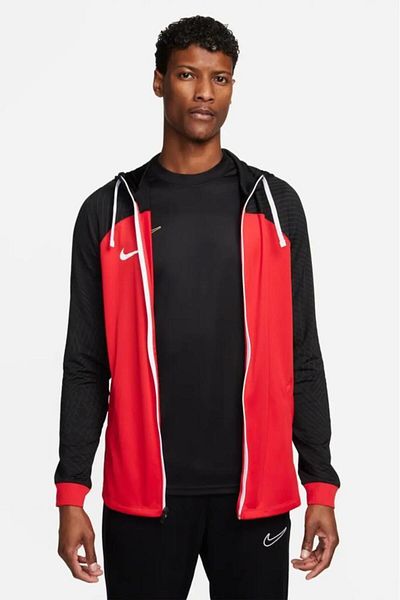 Nike M Dri-fit Strike23 Hooded Track Jacket Knit Dr2571-657 Red Men's Tracksuit Top
