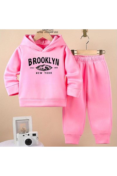 BENROMA Brooklyn Printed Unisex Kids Tracksuit Set - Oversize Fit