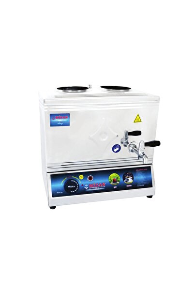 Mizan 25 Lik Elektrikli 20 Litre 2 Demlikli Çay Kazanı Çay Ocağı