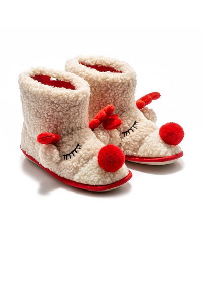 Twigy Diry Γυναικείες Μπότες Σερβιτόρου Size Home Beige 36/41
