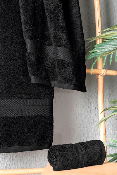 neşe home collection Σετ πετσετών Mallorca Μαύρο 3 τεμαχίων