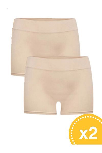 miresa Basic Laser Cut Seamless Γυναικεία Σλιπ Boxer Πακέτο 2