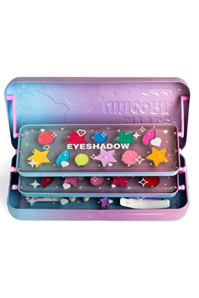 Martinelia مجموعة مكياج معدنية في علبة - يونيكورن