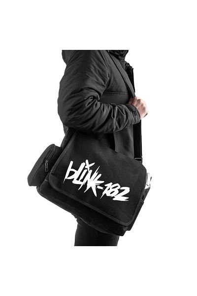 DEEFWEAR Geantă/geantă Poștaș cu imprimeu Blink Curea și buzunare reglabile