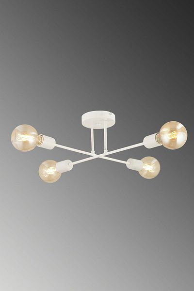 Lambadar Quadruple Acrobat Tower Model Plafonier Ceiling Mounted Octopus Chandelier