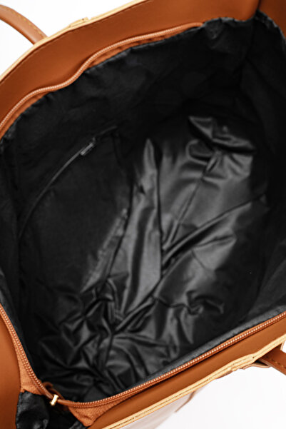 minebag Τσάντα ώμου Tan Faux Leather Elena