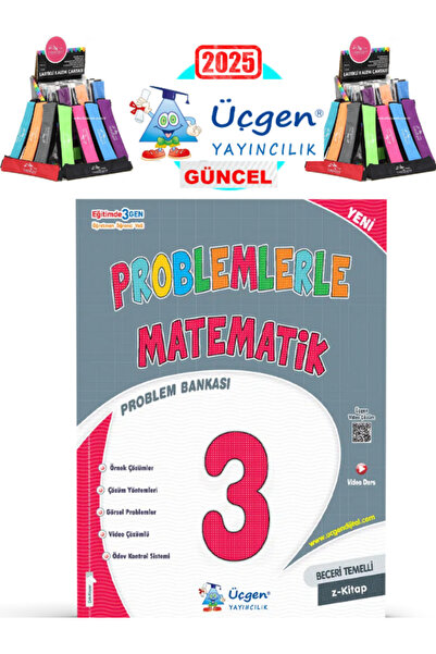 Üçgen Yayıncılık 3.SINIF – Problemlerle Matematik+ Polo Kalemlik Hediyeli