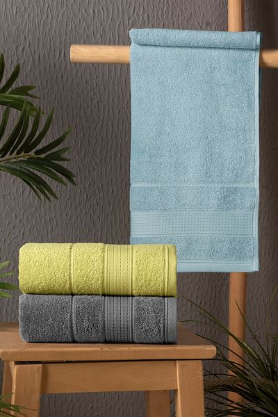 neşe home collection Πετσέτα μπάνιου Lyon Yellow 100x150