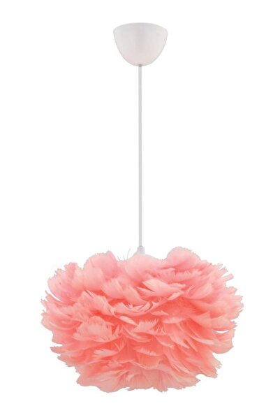 İstanbul Avize İstanbul Avize Pembe Deve Tüylü Modern Avize