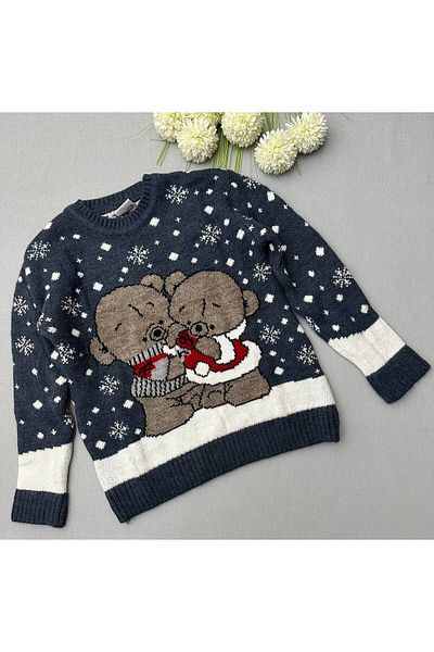 Lolliboomkids Tricotaj unisex Pulover Anul Nou - Zapada - Iarna Concept Tesut Culoare Gamă mare de modele