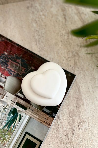 Mandalin Art Studio Mini Single Heart Shaped Jewelry Box