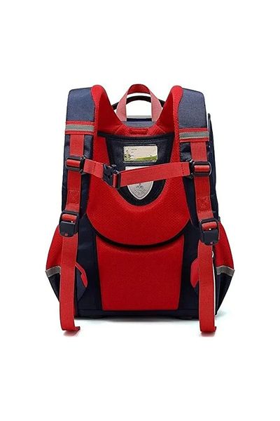 Ceren Hello Dragon School Bag - Model 5 Red
