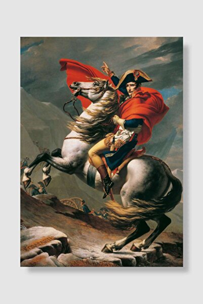 kubdekor Napoleon Crossing the Alps Popart Poster Dekoratif Modern Sanatsal D...