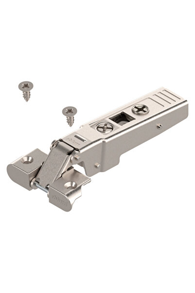 Blum Clip Top Düz Alüminyum Profil Kapak Menteşesi 71T950A + 173L6100