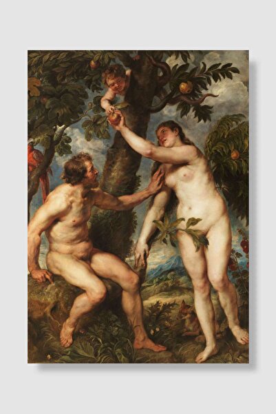 kubdekor The Fall of Man Popart Poster Dekoratif Modern Sanatsal Duvar Poster