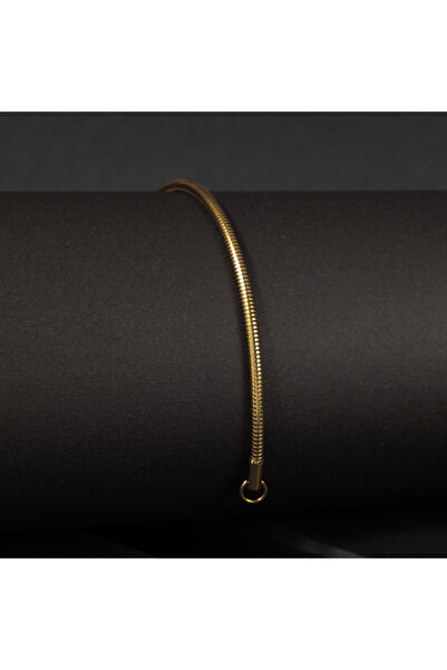 FOURSOLOS Men's Steel Bracelet - Gold Color, Italian Design, No:33