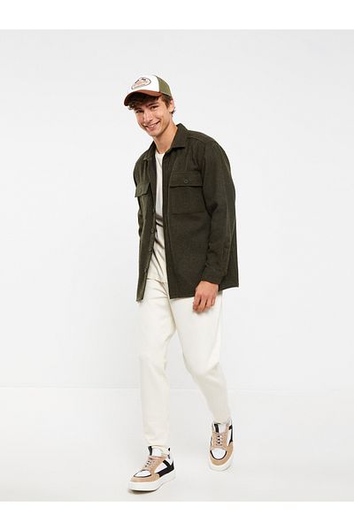 LC Waikiki Ανδρικό μακρυμάνικο πουκάμισο Cozy Fit