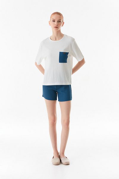 Fulla Moda Pocketed Wrapped Fabric Shorts Set