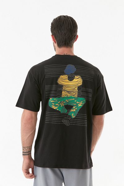 Fulla Moda Crew Neck Printed T-Shirt